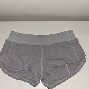 lululemon athletica Light Gray Athletic Shorts